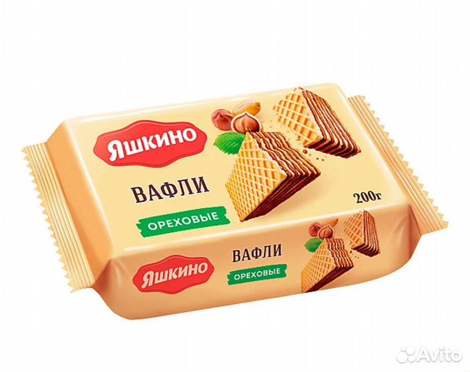 Вафли «Яшкино», Чай 100 пакетов в ассортименте