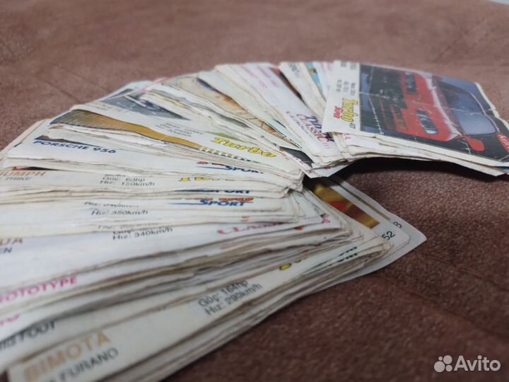 Вкладыши от жвачки турбо