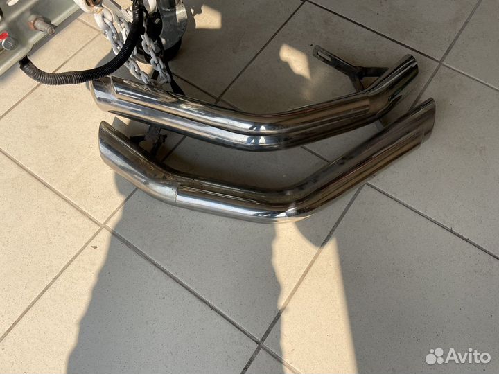 Защита бампера Toyota Prado