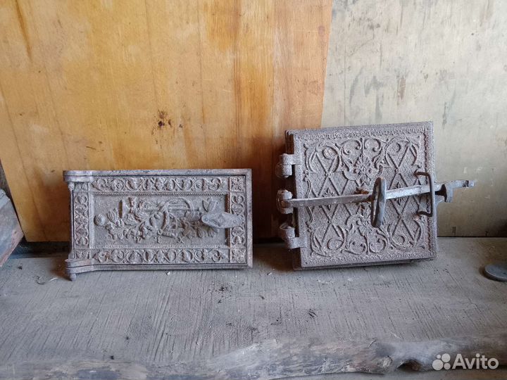 Дверцы для печи из чугуна