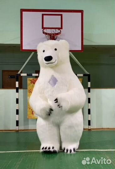 Белый мишка поздравление