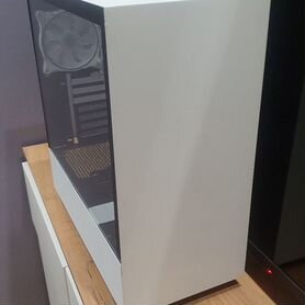 Белый игровой корпус nzxt H500