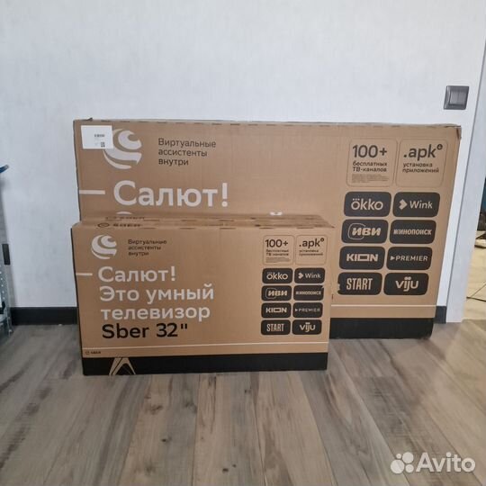 Телевизор sber sdx 55 дюймов 139 см 4k