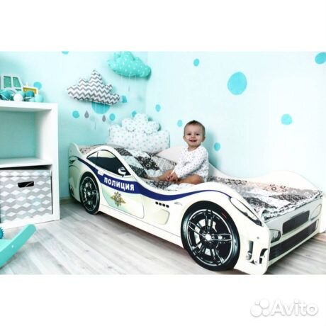 Кровать детская машина 
