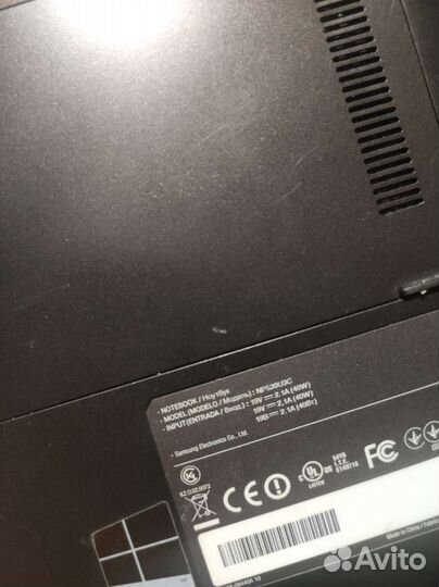 Samsung np530u3c core i5 8 GB SSD120