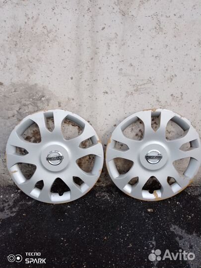 Оригинальные колпаки r 14 Nissan almera classic