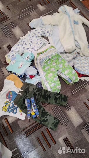 Вещи от 0-12 месяцев для мальчика