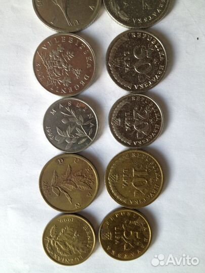 Набор монет Хорватии