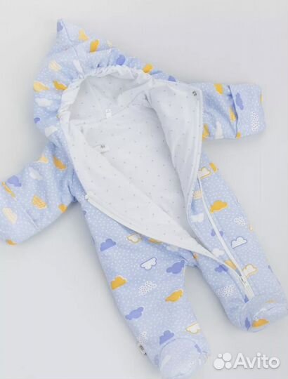 Утепленный комбинезон 68-74