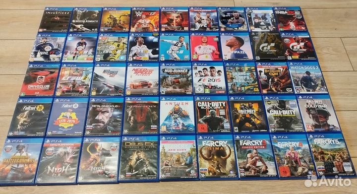 Диски игры для ps4