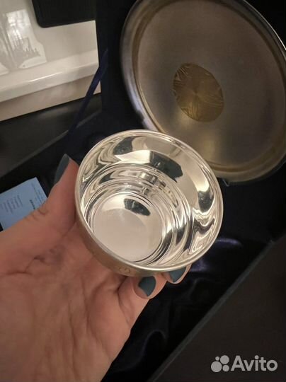 Мстерский ювелир -мельхиоровый набор