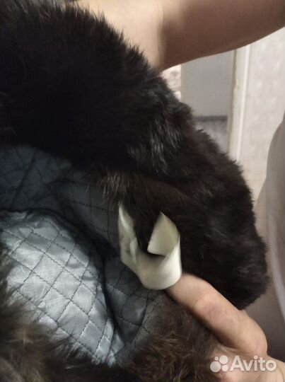 Шапка- ушанка из кролика новая размер 57