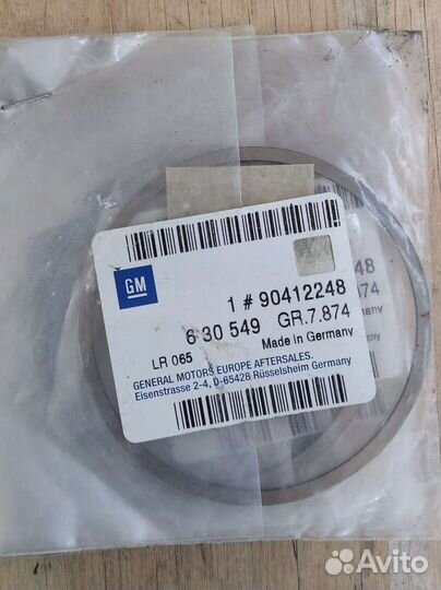 Кольца поршневые 90412248 opel / Chevrolet