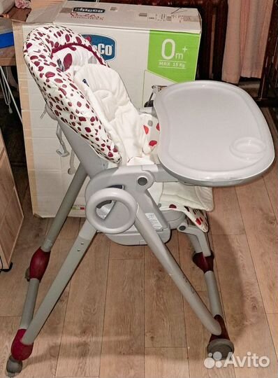 Стульчик для кормления chicco polly progres5