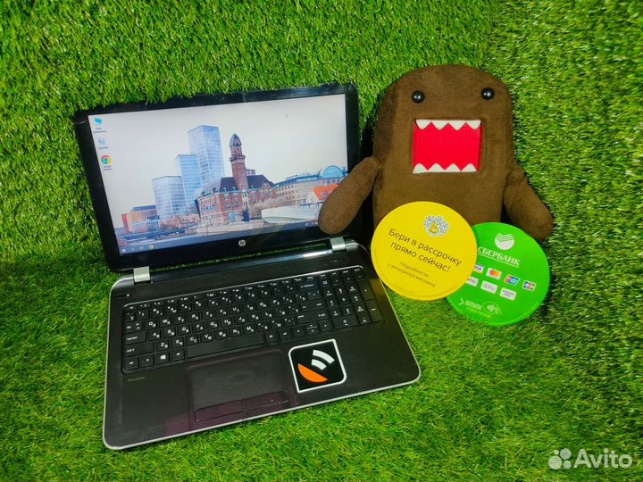 HP 4 ядра с новыми аккумулятором и SSD. Гарантия