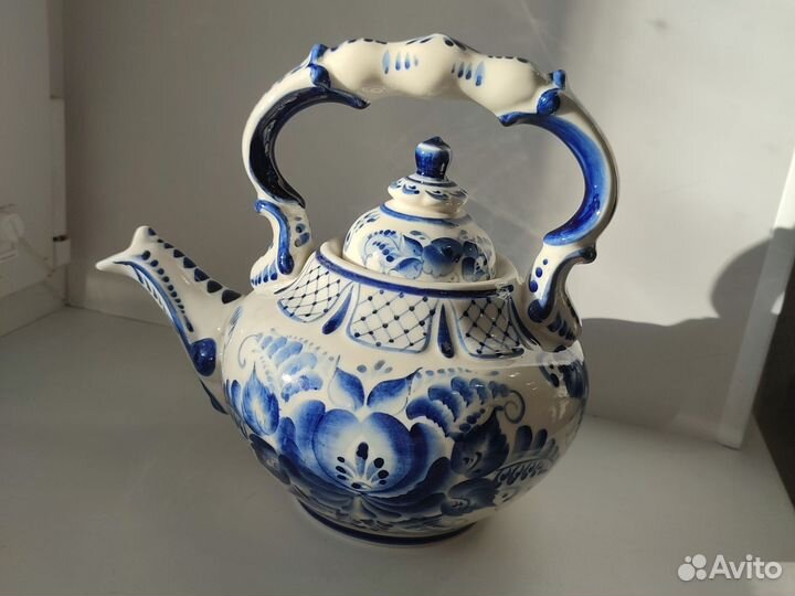 Чайник заварочный гжель 1-1,5 л