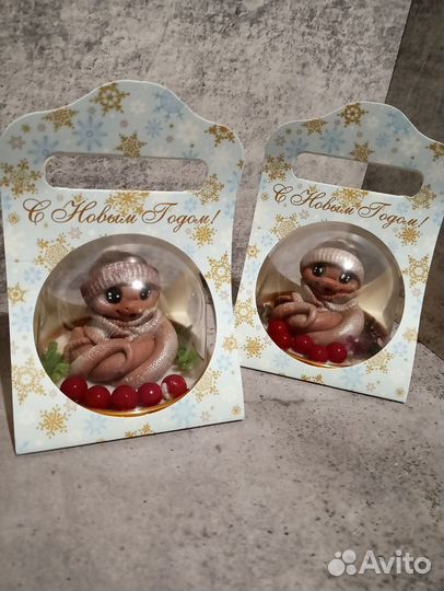 Символ нового года змея из мыла