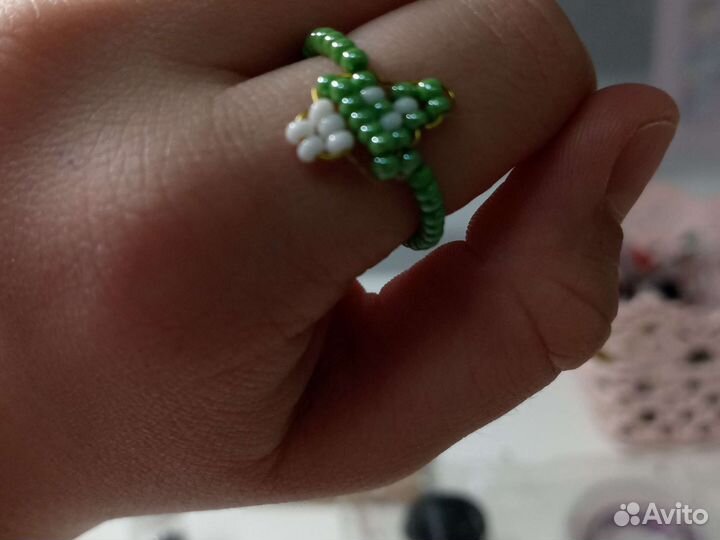 Кольца из бисера