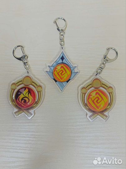 Аниме брелки геншин