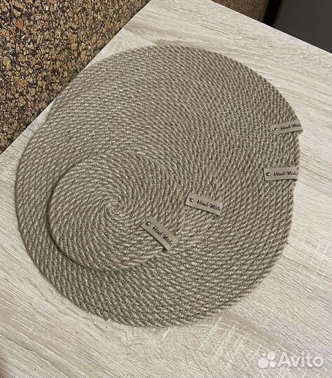 Салфетки сервировочные из джута