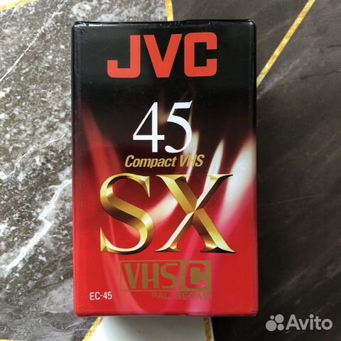 JVC Compact VHS-C новая Видеокассета EC-45 XS