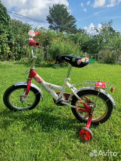 Детский велосипед четырехколесный 12