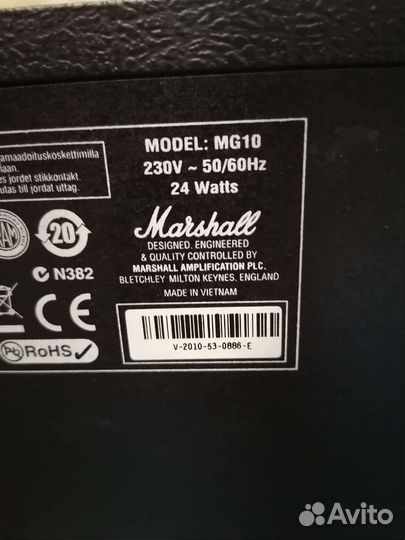 Электро гитара washburn rx10
