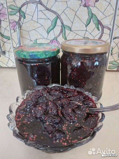 Варенье из шелковицы, смалец свиной