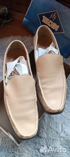 Мокасины мужские 43 размер натуральная кожа