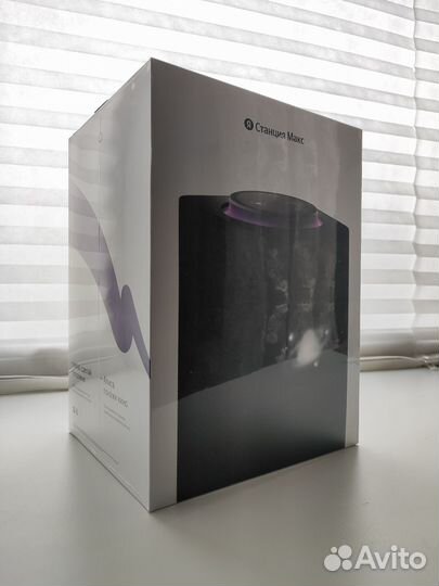 Яндекс Станция Макс с Zigbee новый, чёрный