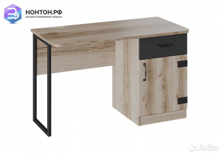 Письменный стол Окланд фон черный / дуб делано