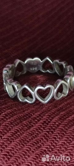 Кольцо серебро 925