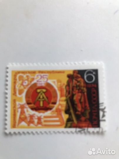 Марки почтовые. Разных стран