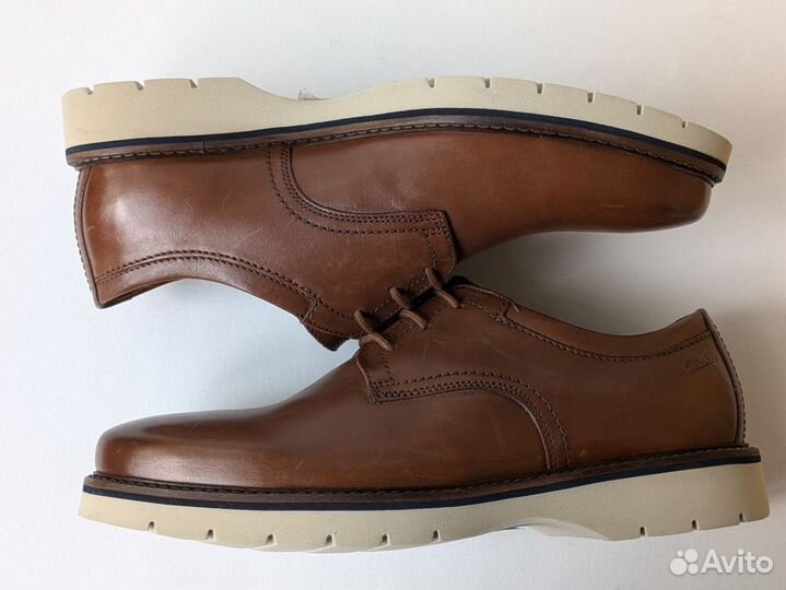 Полуботинки Clarks (41) мужская обувь оригинал