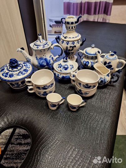 Сервиз гжель