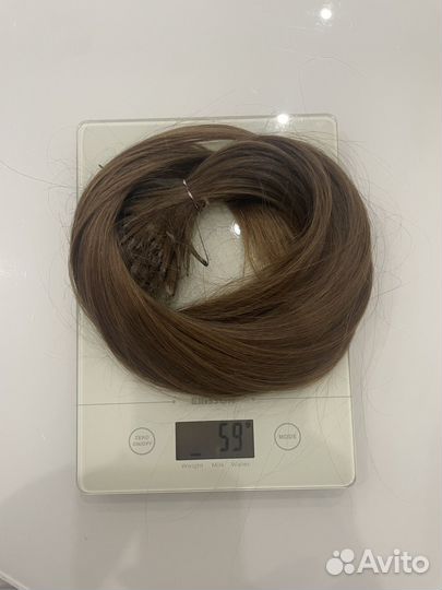 Волосы для наращивания 50 см русый