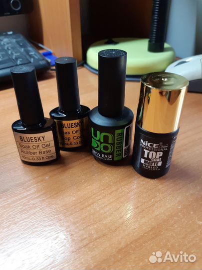 Гель лаки для маникюра набор, базы и топы
