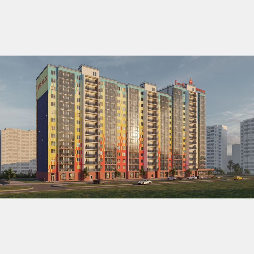 1-к. квартира, 38,5 м², 2/15 эт.