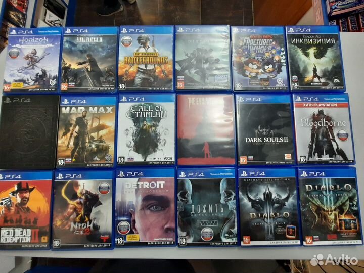 Игры для PlayStation 4 Б/У (обмен)