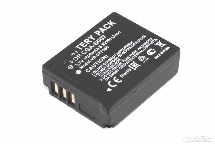 Аккумулятор для фотоаппарата Panasonic Lumix DMC