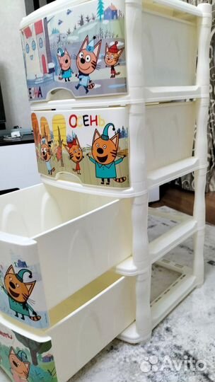 Комод Три кота для игрушек