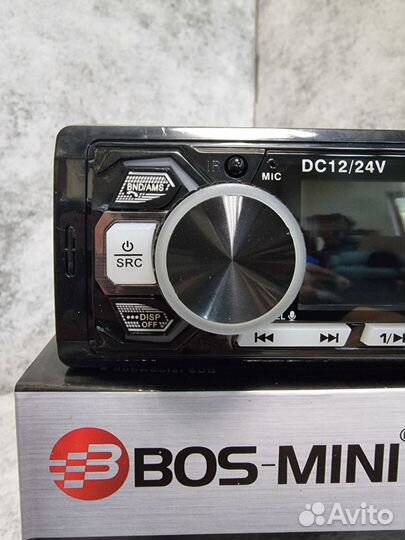 Магнитола 1din с bluetooth 24v 12v