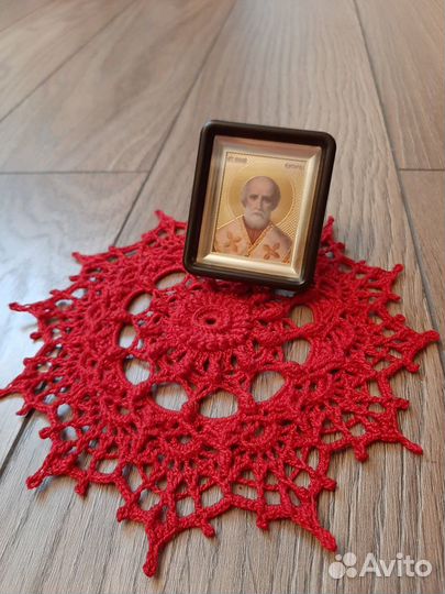 Салфетка-мини вязаная ручная работа