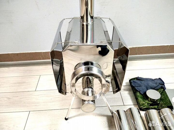 Печь для палатки Турист 25 л с экранами