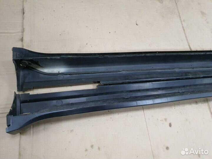 Накладки порогов Techart Porsche Cayenne 957