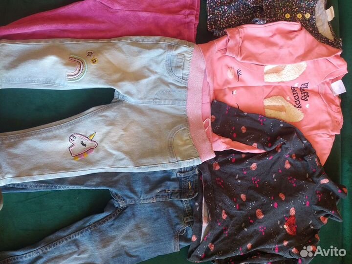 Вещи пакетом на девочку 80 см