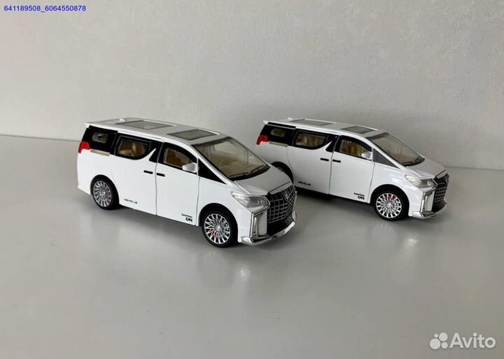 Инерционная машинка Toyota Alphard металлическая