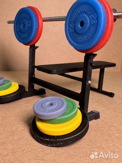 Мини штанга 1:10