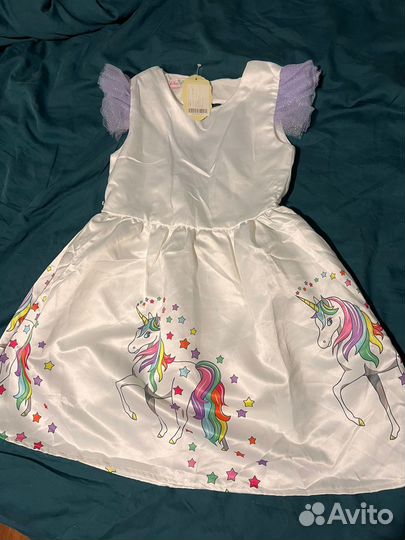 Платье новое на девочку 128-134 pony