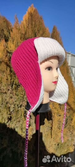 Мк Шапка - ушанка двойная, унисекс